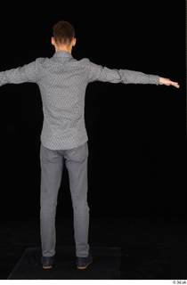  Alessandro Katz black shoes business dressed grey shirt grey trousers standing t poses whole body 0005.jpg